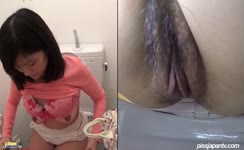 Creampied japanese girl peeing