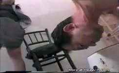 Shit eating male slave